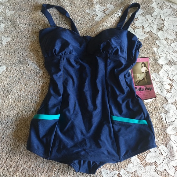 Modcloth Other - Bettie Page Bathing Suit Retro Look 12